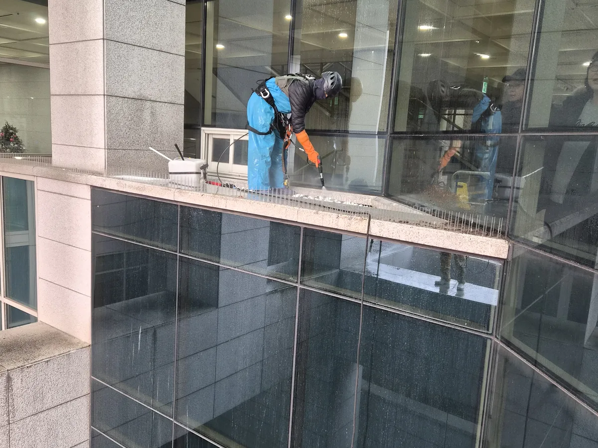 여주시 가남읍 건물 복도·대기 동선 야간 위생청소 사례 - 행진크린
