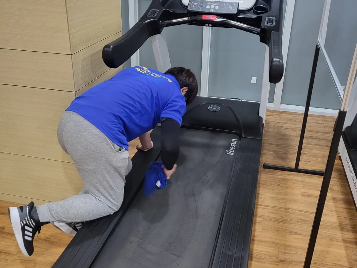 안성시 미양면 피트니스 라커 검사실 위생청소 사례 - 행진크린