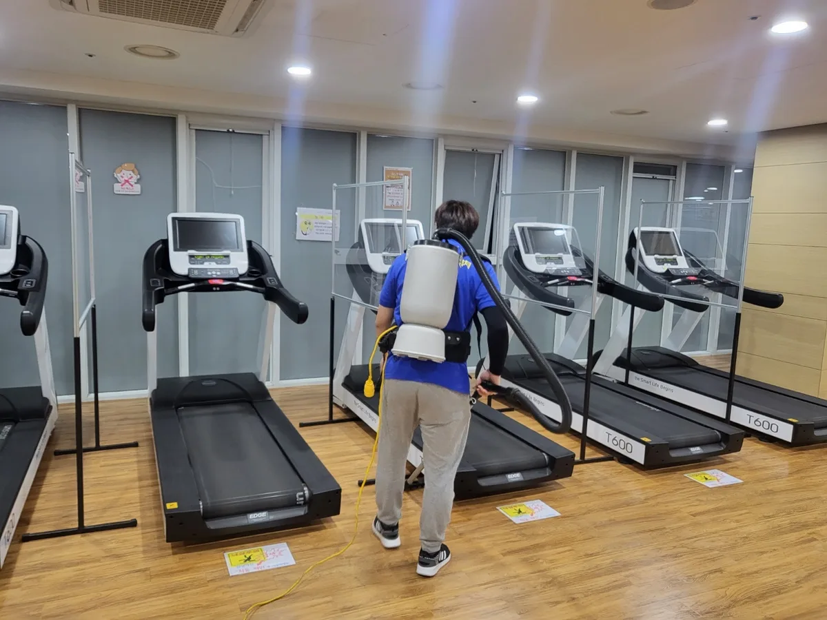 안성시 양성면 헬스장 탕비실 직원 휴게공간 위생청소 사례 - 행진크린
